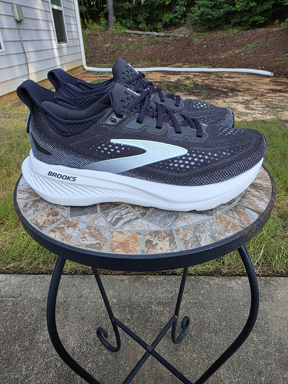 Brooks Glycerin 23 1204651B090 Black Running Shoes Sneakers Women Sz 9 B Worn 1x